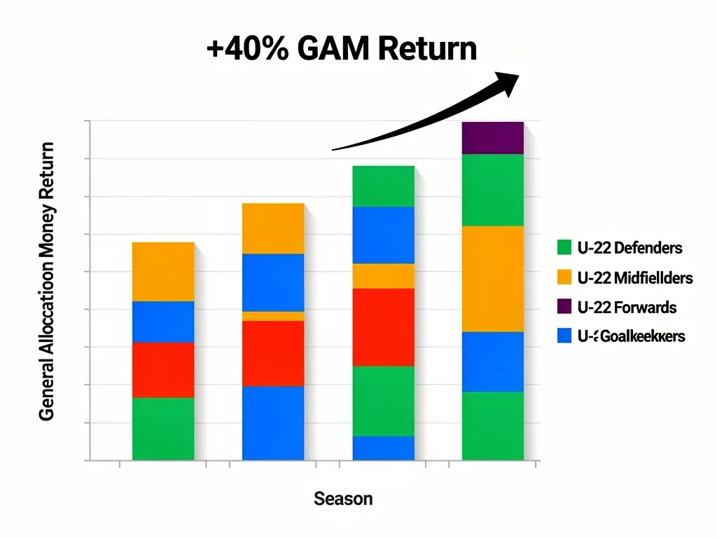 General Allocation Money return increase from U-22 player investments