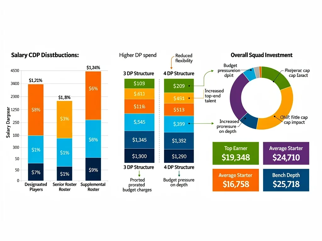 Infographic showing financial impact of MLS 2026 fourth Designated Player rule.