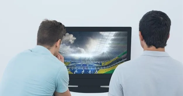 A split screen image comparing the current La Liga broadcast options in the US (e.g., ESPN+, beIN SPORTS) with logos prominently displayed on one side, and a question mark on the other side, symbolizing the unknown future broadcast changes.