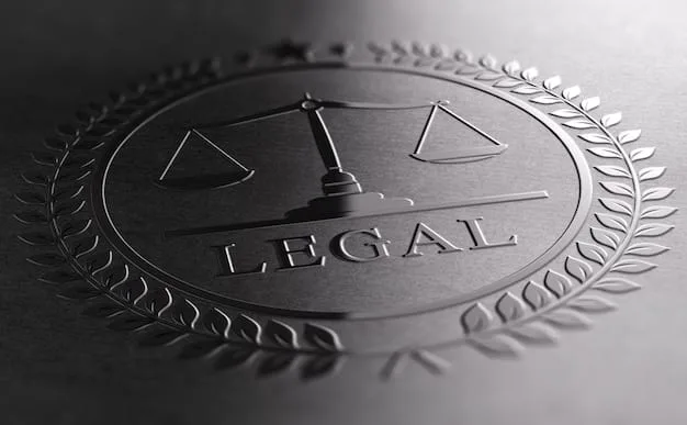 Close-up shot of the MLS Disciplinary Committee logo or emblem, with a gavel subtly positioned in the background to symbolize authority and decision-making. Clean, professional look.