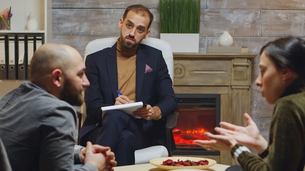An image depicting a tense negotiation scene with a player agent, a club manager, and a club chairman sitting around a table. The atmosphere is serious, highlighting the high stakes of transfer negotiations.