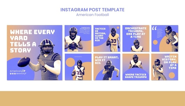 A collage of various Premier League club social media posts on different platforms (Twitter, Instagram, Facebook), showcasing diverse content like match highlights, player interviews, and fan interactions.